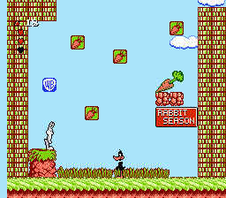 "How do you defeat the Daffy Duck boss fights? Just grab the big carrot, you can just ignore Daffy entirely."